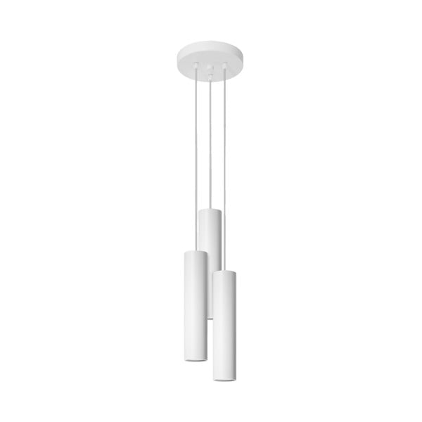 Bílé závěsné svítidlo ø 6 cm Castro – Nice Lamps