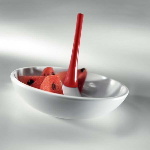 Červená mistička Entity Snack, Ø14 cm