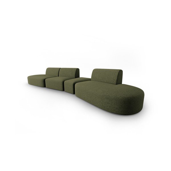 Zelená pohovka 412 cm Shane – Micadoni Home-image-1