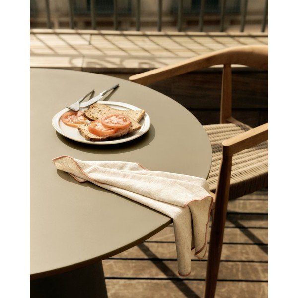 Betonový venkovní jídelní stůl Kave Home Itai, ⌀ 90 cm-image-2