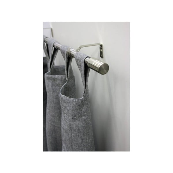 Kovová roztažitelná garnýž 120 - 210 cm Válec - Gardinia-image-1