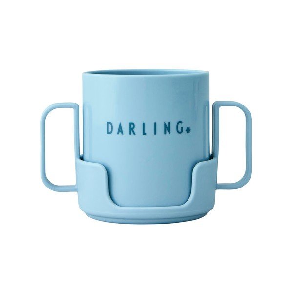 Světle modrý dětský hrnek Design Letters Mini Darling-image-3