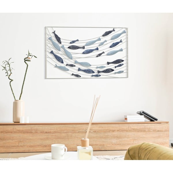 Kovová nástěnná dekorace 96,5x61 cm Pesci – Mauro Ferretti-image-1