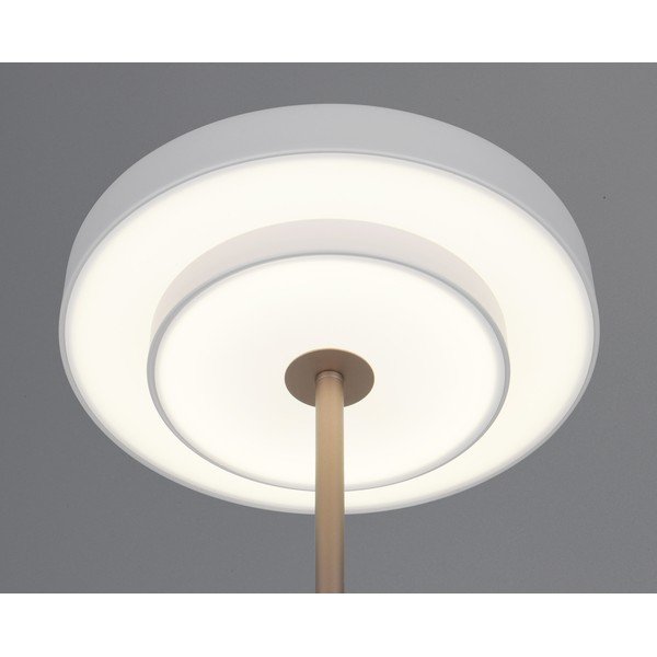 Slonovinová LED stmívatelná stojací lampa (výška 138 cm) Keaton – Trio-image-3
