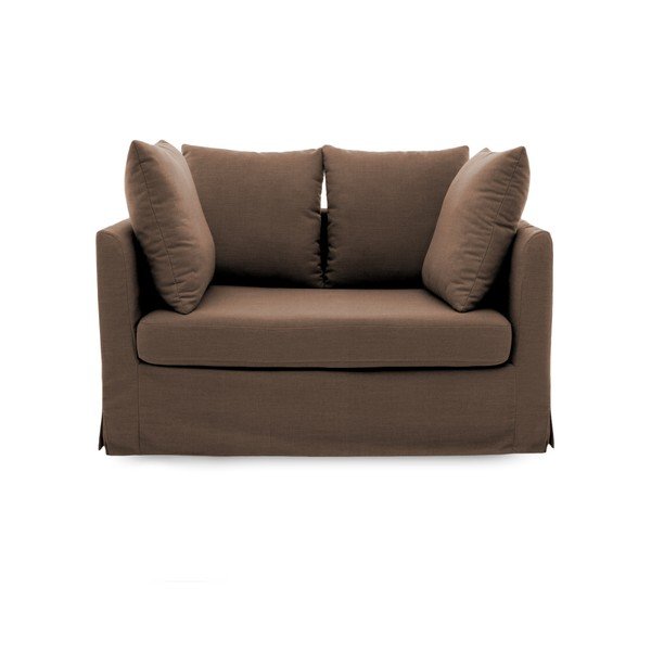 Hnědá dvoumístná pohovka Vivonita Coraly