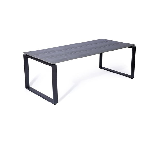 Zahradní jídelní set pro 6 osob s černou židlí Joanna a stolem Strong, 210 x 100 cm-image-4