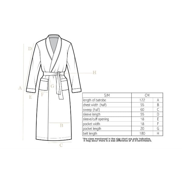 Župan z mikroplyše v hořčicové barvě velikost S/M Cozy – Tiseco Home Studio-image-1