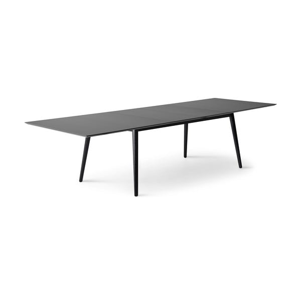 Černý rozkládací jídelní stůl s černou deskou 100x210 cm Meza – Hammel Furniture-image-1