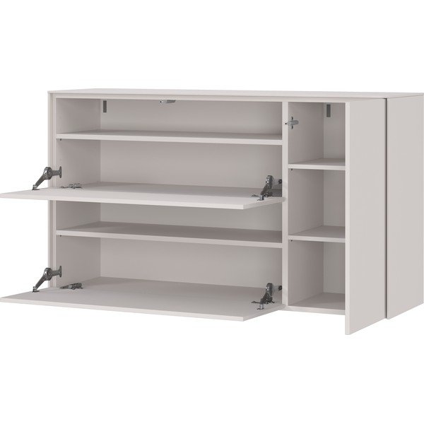 Krémový závěsný botník 137x78x41 cm – Germania-image-2