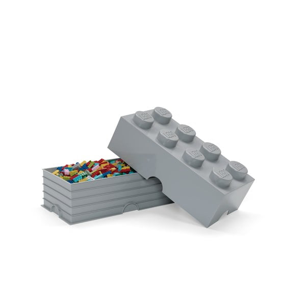 Šedý úložný box LEGO®-image-1