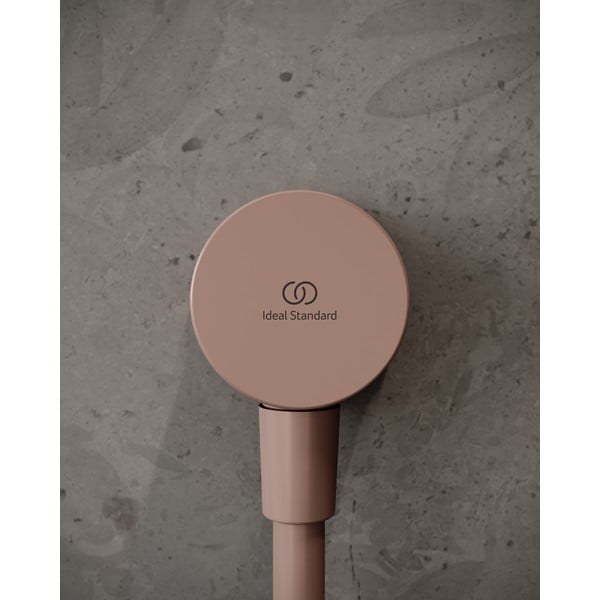 Světle růžový kovový díl pro připojení sprchy IdealRain – Ideal Standard-image-1
