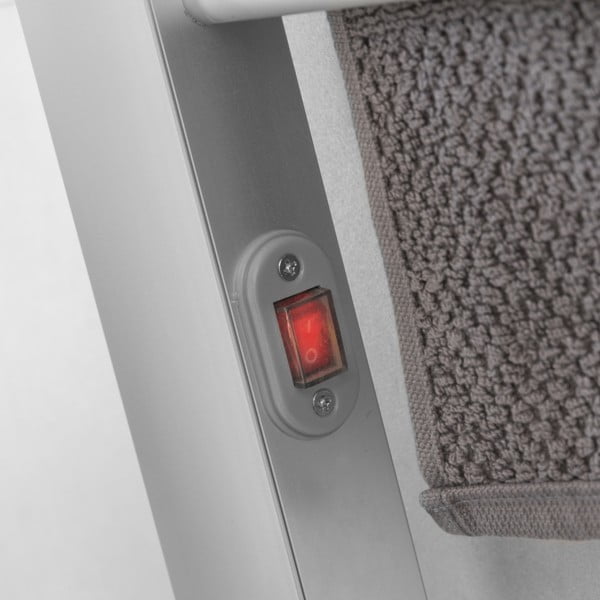 Šedý elektrický žebřík na ručníky InnovaGoods Towel Rail-image-3