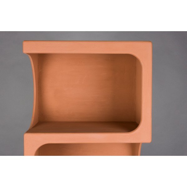 Knihovna v terakotové barvě 60x181x37 cm Dundee – Dutchbone-image-3