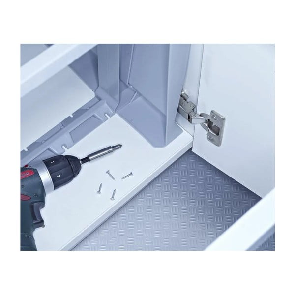 Plastový odpadkový koš na tříděný odpad/vestavěný 12 + 8 + 8 l City - Elletipi-image-4