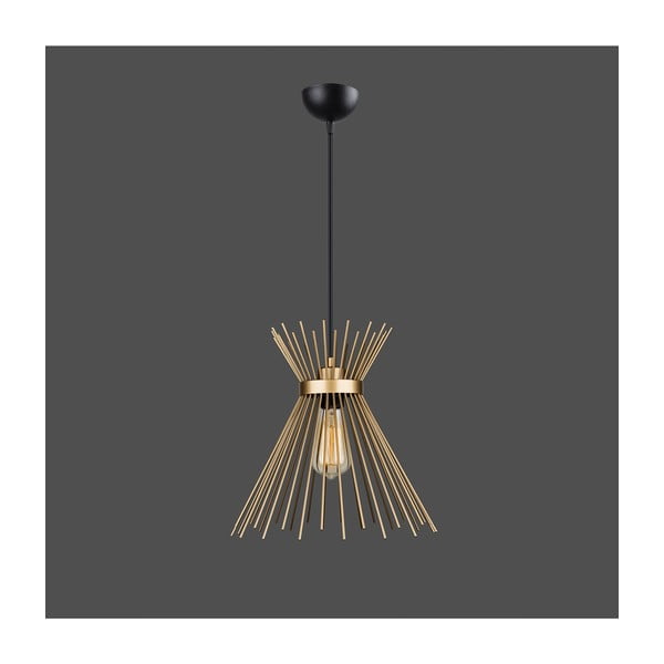 Kovové závěsné svítidlo ve zlaté barvě Izmir – Squid Lighting-image-1