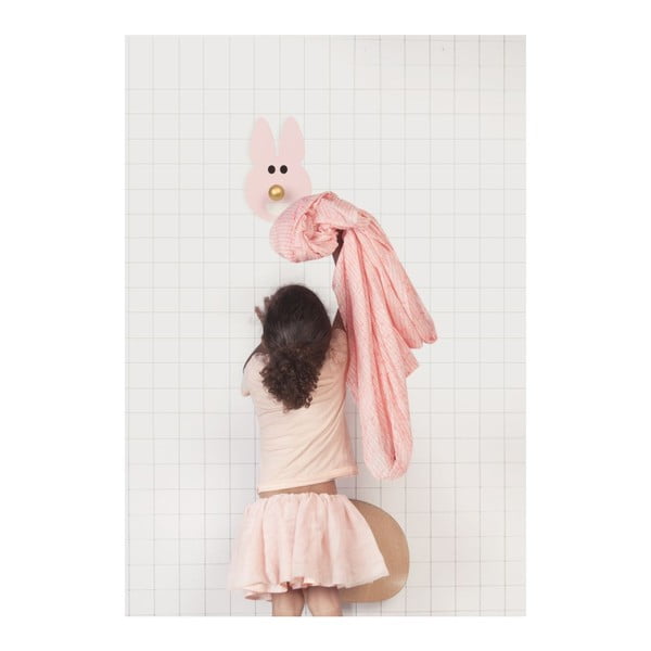 Věšák Happy Rabbit Pink-image-1