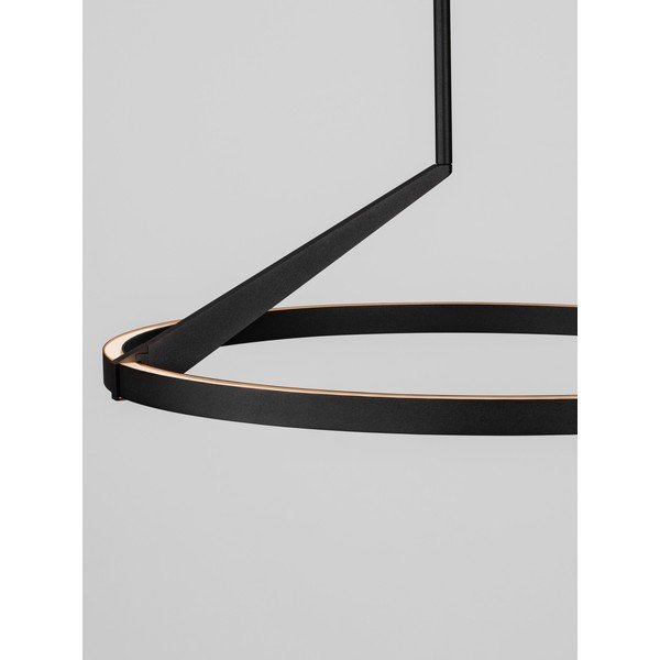 Matně černé hliníkové LED stmívatelné závěsné svítidlo ø 60 cm Tilia – Nova Luce-image-3