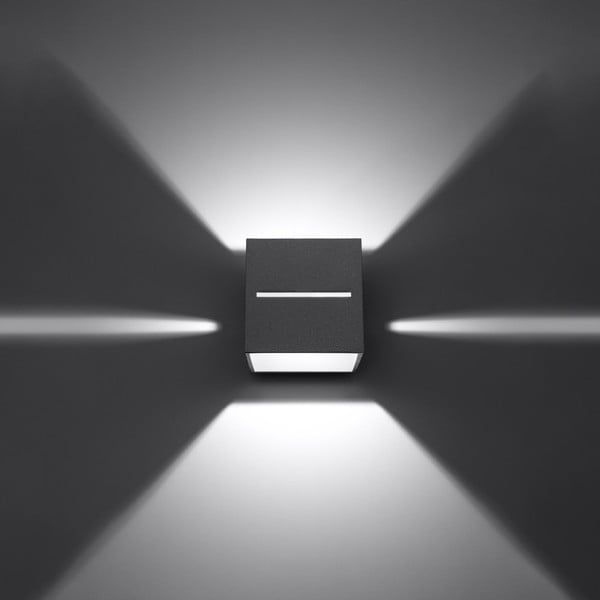 Šedé nástěnné svítidlo Lorum – Sollux-image-3