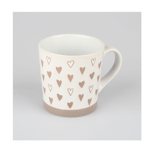Ručně zdobený hrnek z kameniny Dakls Heart , 473 ml-image-1