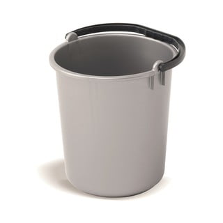 Šedý plastový kbelík 9 l - Addis