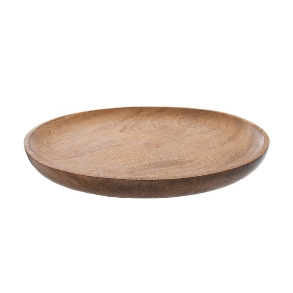 Dřevěný tác ø 30 cm Mango – Orion-image-1