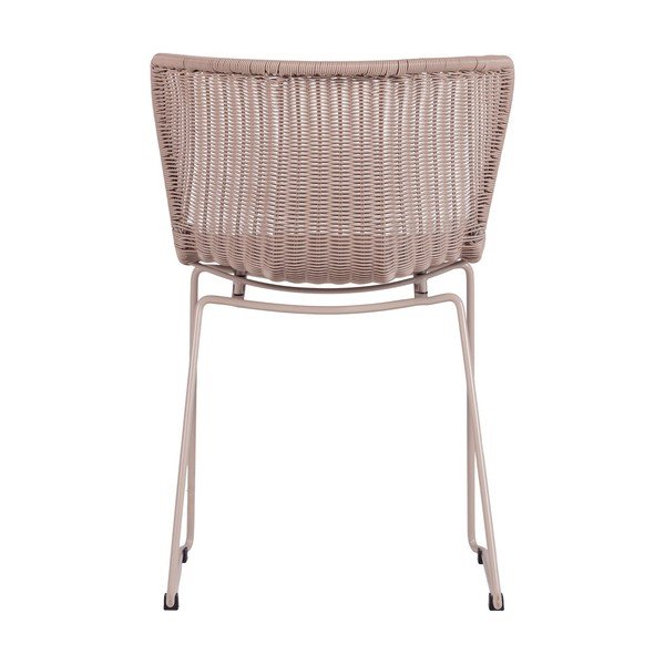 Béžové z umělého ratanu zahradní židle v sadě 2 ks Wings – WOOOD-image-4