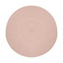 Růžový kulatý vnitřní a venkovní koberec z recyklovaných vláken ø 150 cm Rodhe – Kave Home