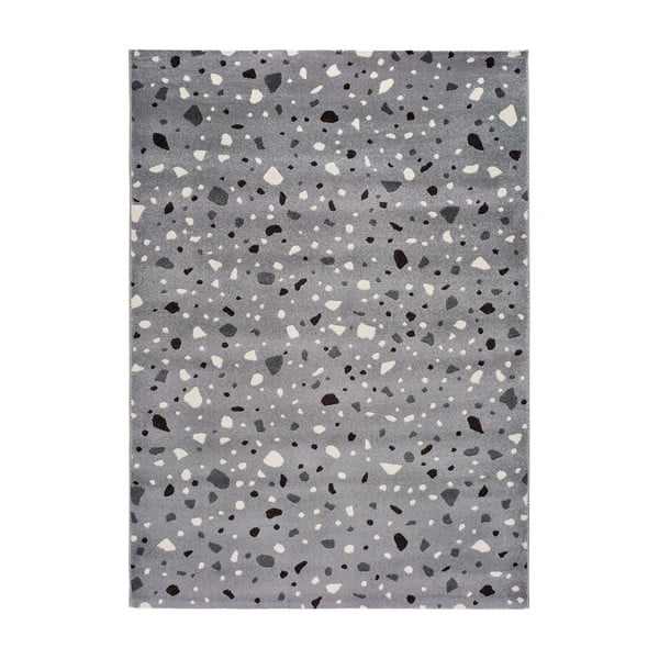 Šedý koberec Universal Adra Punto, 133 x 190 cm