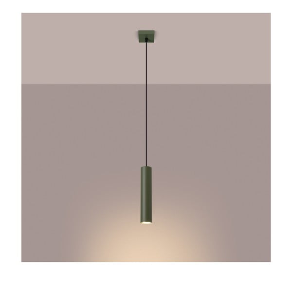 Zelené závěsné svítidlo Castro – Sollux-image-1