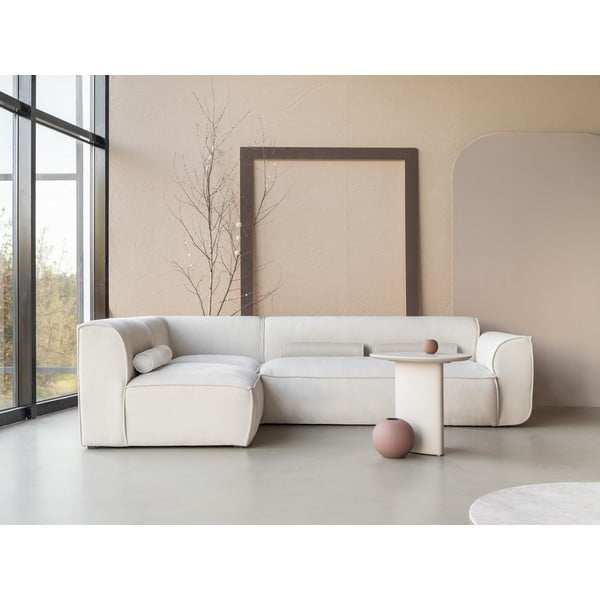 Krémová rohová pohovka (levý roh) Flex Felix – Miuform-image-1