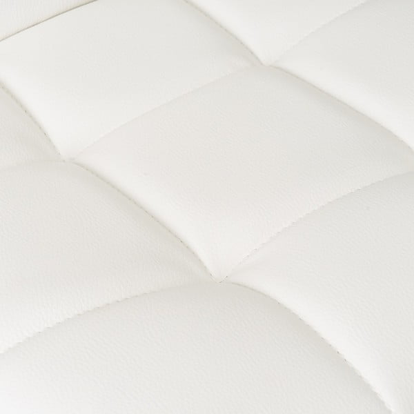 Bílé barové židle s nastavitelnou výškou z imitace kůže v sadě 2 ks (výška sedáku 93 cm) – Casa Selección-image-2