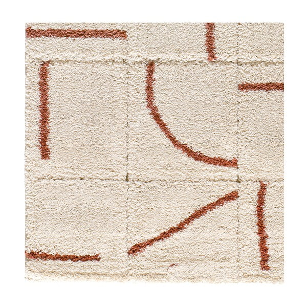 Koberec v cihlové a krémové barvě 160x230 cm Brenda – Universal-image-3