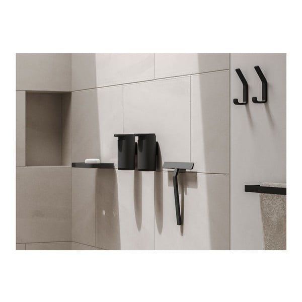 Černý nástěnný kovový dávkovač mýdla 200 ml Rim - Zone-image-1