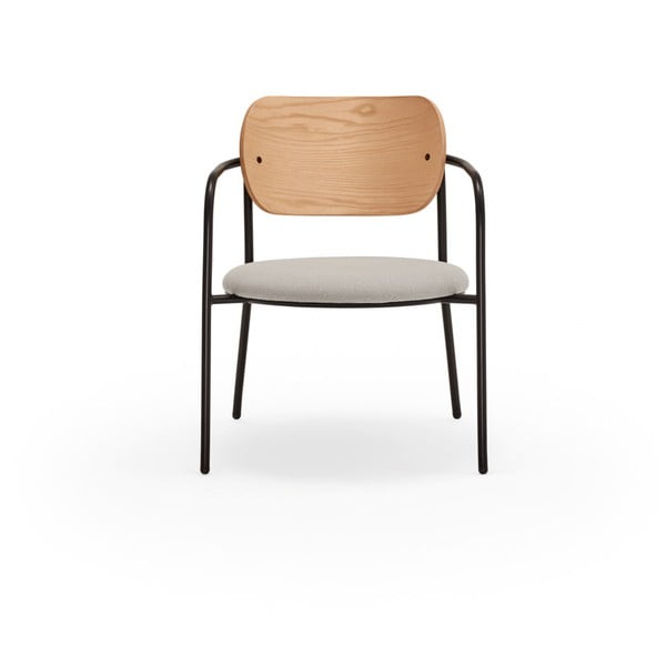 Šedé křeslo v dekoru dubu Eclipse - Teulat-image-2