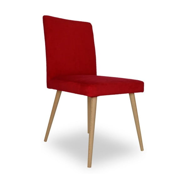 Červená jídelní židle Massive Home Paula