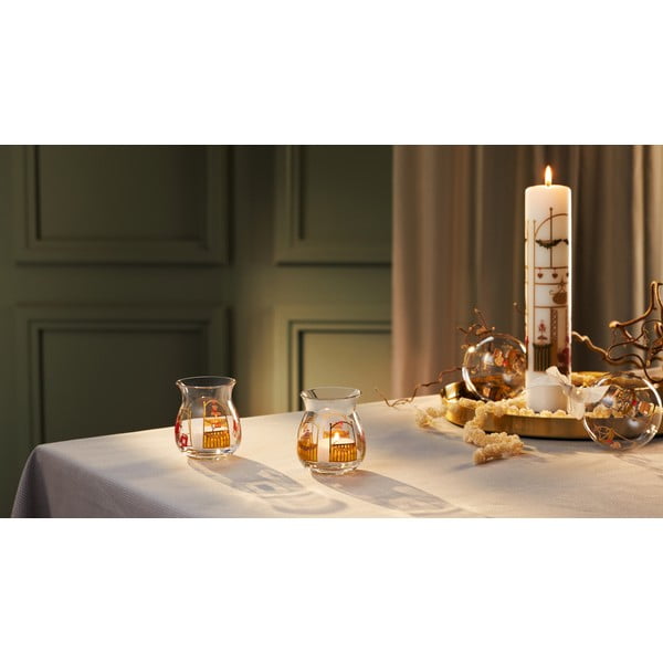 Skleněná ručně foukaná vánoční koule ø 8 cm Annual Christmas Bauble – Holmegaard-image-1