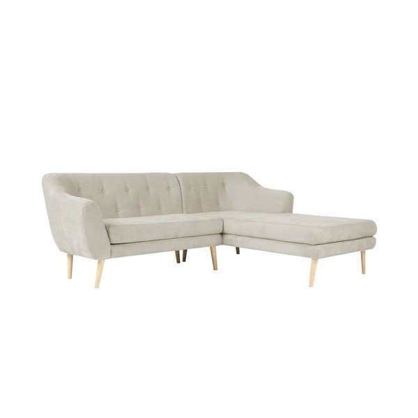 Béžová pohovka s lenoškou na pravé straně Mazzini Sofas Sicile-image-3