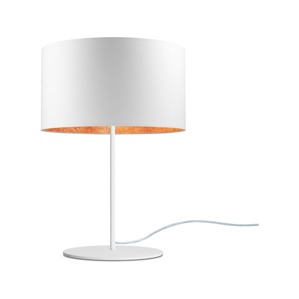 Bílá stolní lampa Sotto Luce MIKA Bronze M, ⌀ 36 cm