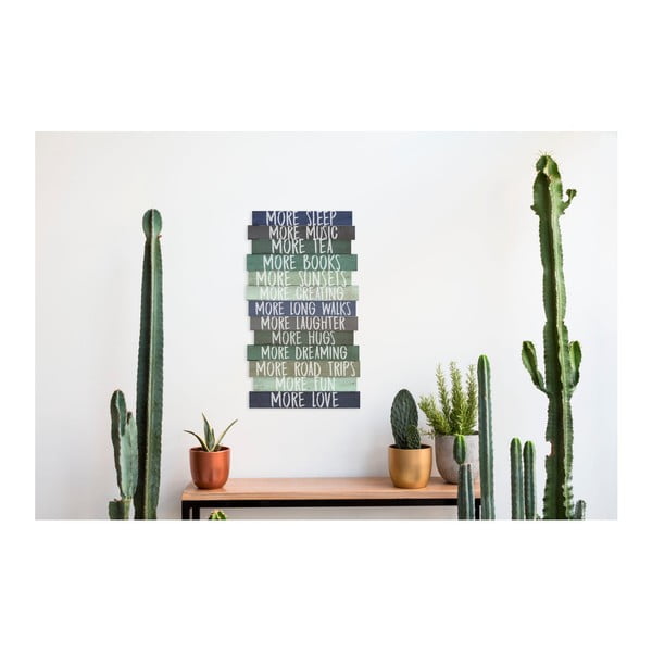 Cedule 30x50 cm I Want More – Really Nice Things-image-1