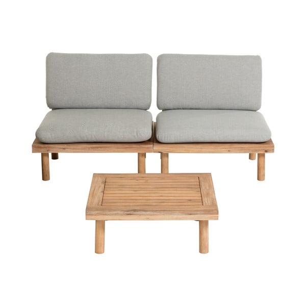 Set šedého zahradního nábytku Kave Home Viridis-image-2