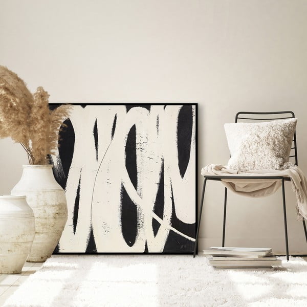 Ručně malovaný obraz 100x100 cm Spinning Around    – Malerifabrikken-image-1