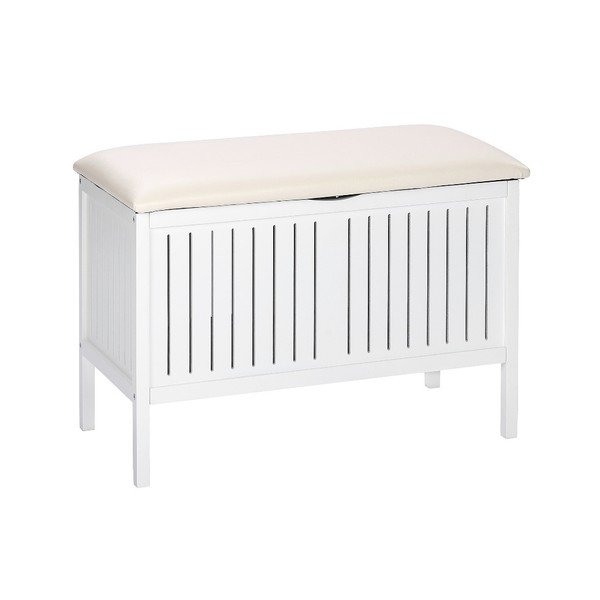Bílá úložná lavice Wenko Oslo-image-1