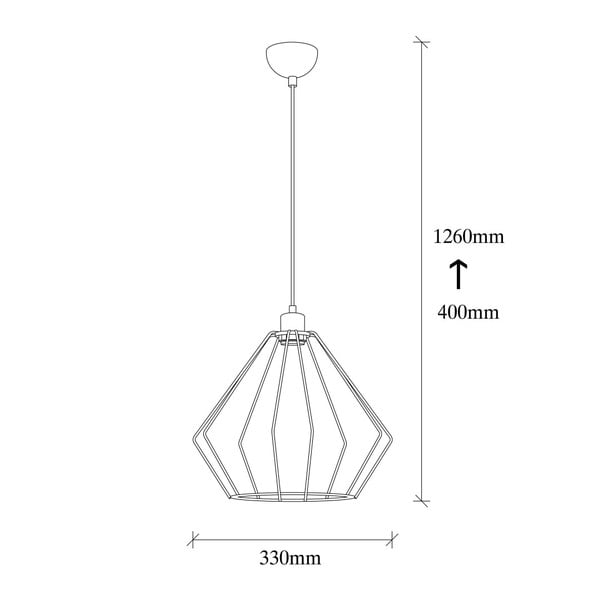Černé kovové závěsné svítidlo Opviq lights Aristea-image-3