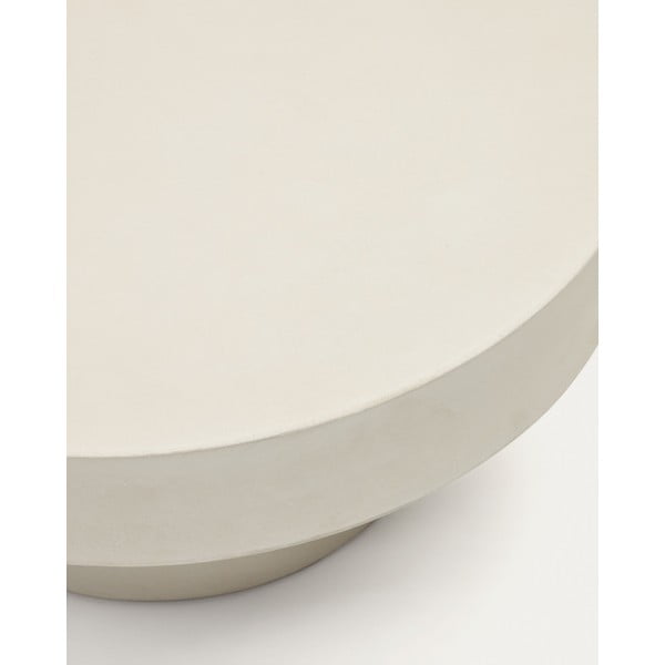 Betonový kulatý zahradní odkládací stolek ø 66 cm Aiguablava – Kave Home-image-4