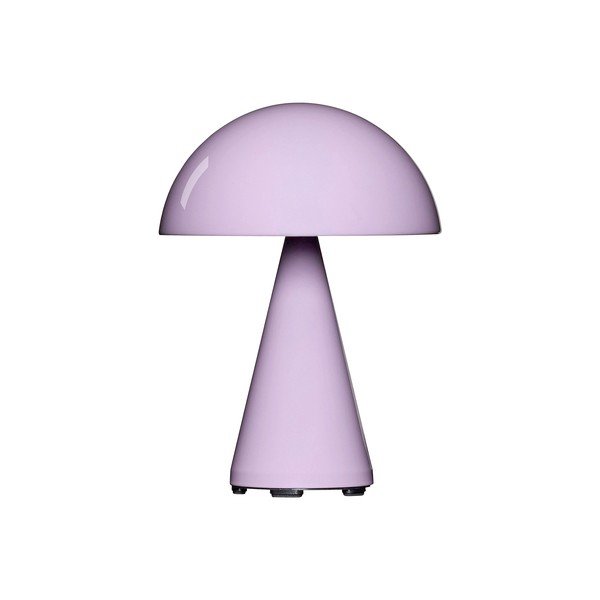 Světle růžová LED stmívatelná stolní lampa (výška 20 cm) Mush – Hübsch