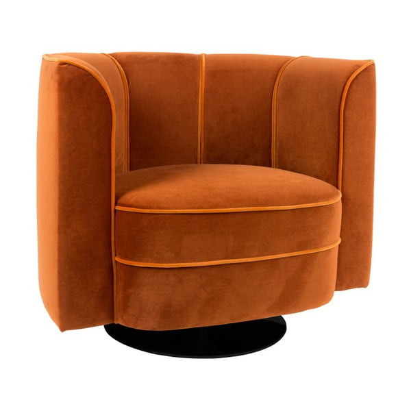 Oranžové křeslo Dutchbone Flower