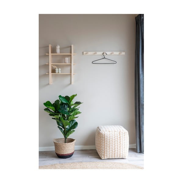 Nástěnný věšák z topolového dřeva v přírodní barvě Abano – House Nordic-image-1