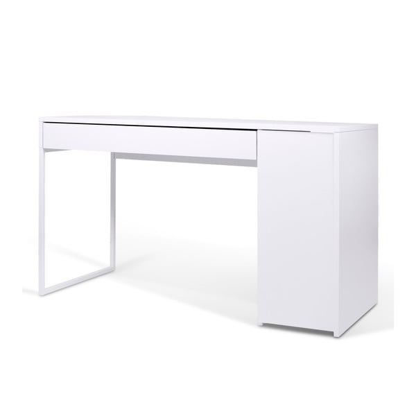Bílý pracovní stůl TemaHome Prado-image-4
