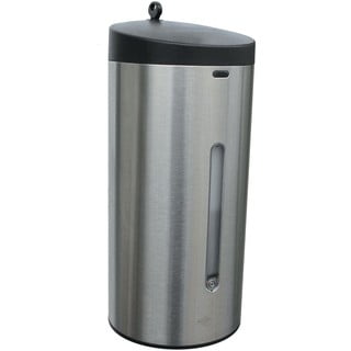 Bezdotykový dávkovač mýdla z nerezové oceli v matně stříbrné barvě 650 ml – Sapho