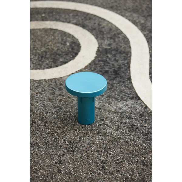 Modrá LED stmívatelná stolní lampa (výška 20 cm) BringMe – Hübsch-image-3